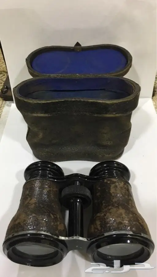 منظار اوربي قديم بعلبته الأصليه  (image 1)