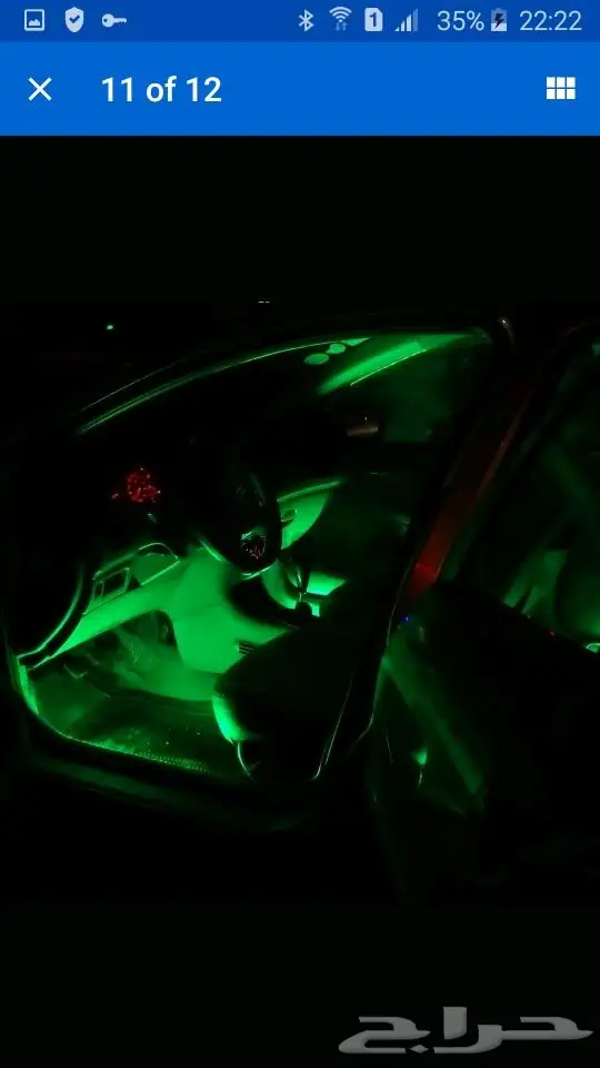 اضاءات داخلية للسيارات led و aux بلوتوث (image 5)