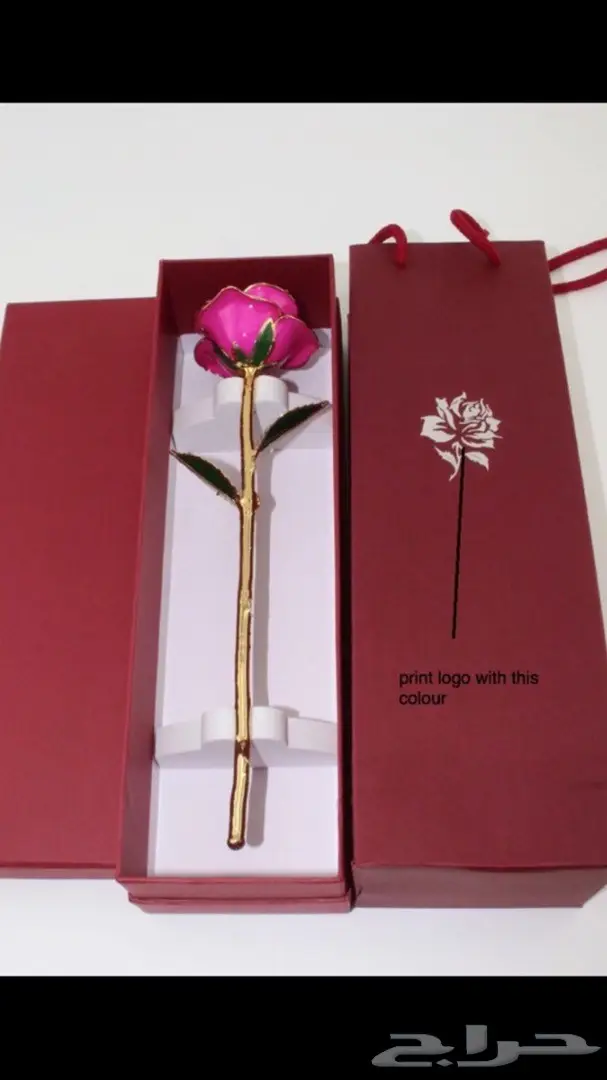 عرض للورد الذهب الملون احفر عبارتك وميز هديتك (image 4)