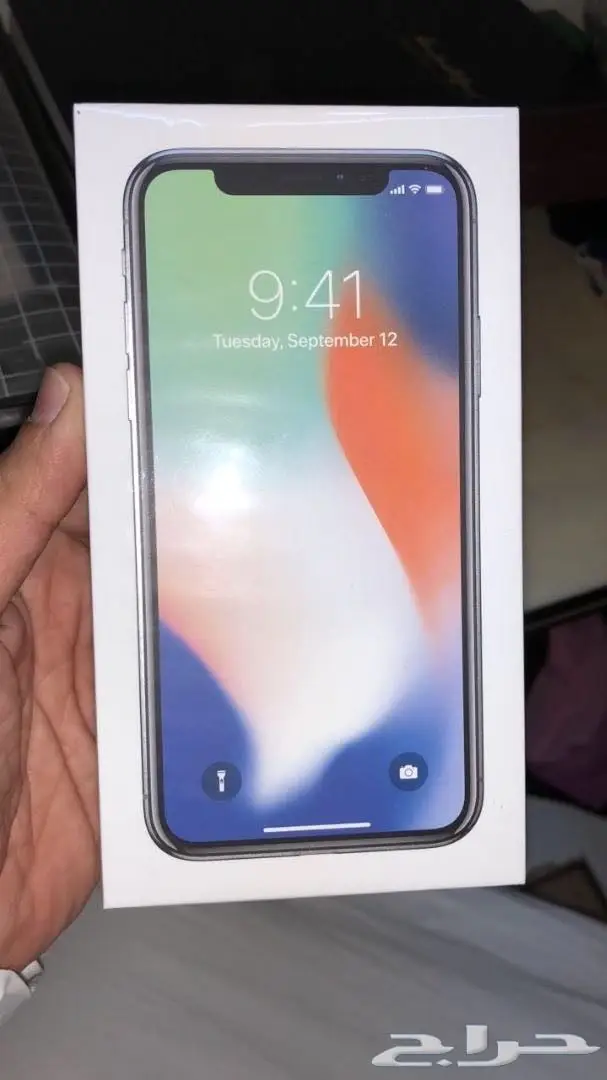 ايفون x جديد يكرتونه 256 جيجا اسود (image 1)