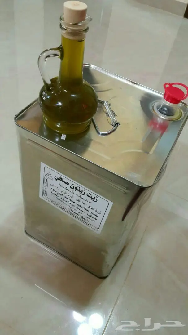 زيت زيتون فلسطيني عصرة أولى بكر ممتاز جديد (image 2)