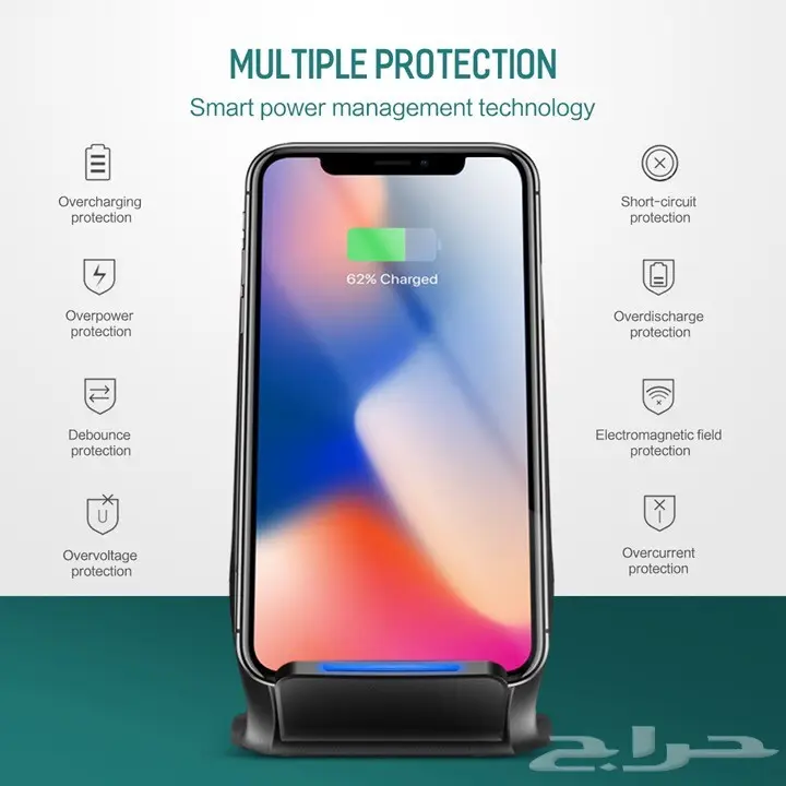 استيكر حماية وشاحن وايرلس بسعر لايفووتك (image 6)