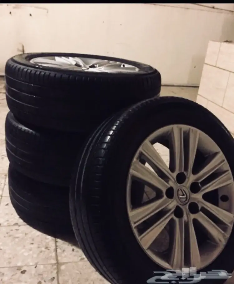 جنوط لكزس es اصليه مقاس 17 