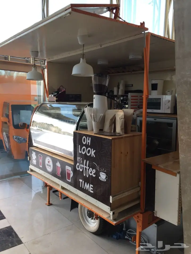 عربة قهوة-كوفي تراك-COFFEE TRUCKمجهزة بالكامل (image 1)