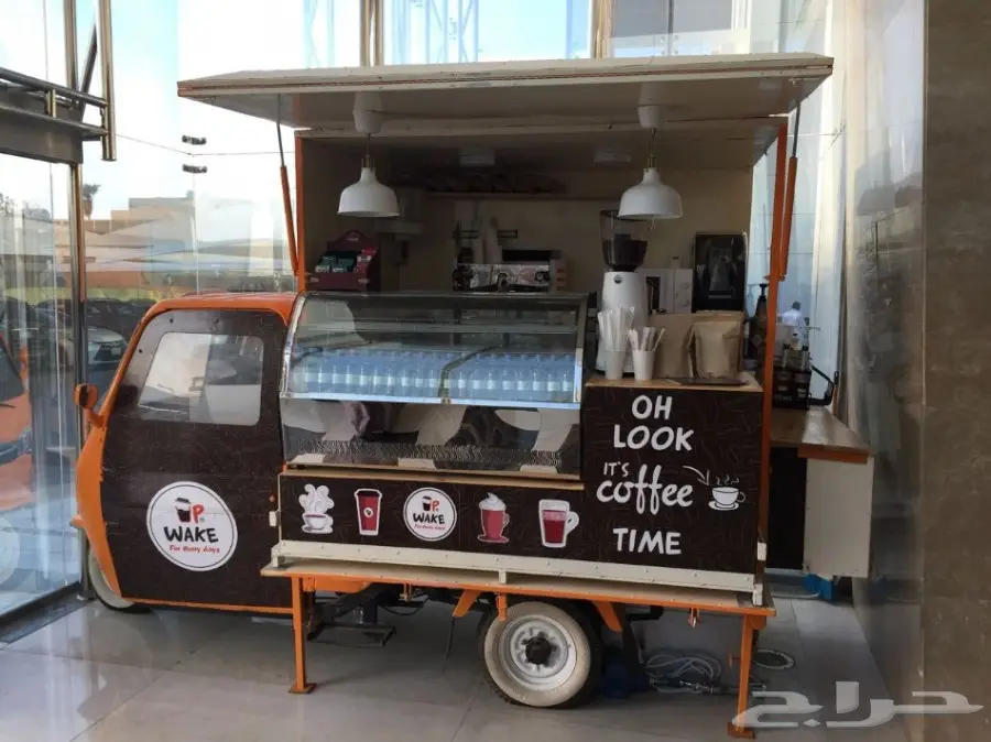 عربة قهوة-كوفي تراك-COFFEE TRUCKمجهزة بالكامل (image 4)