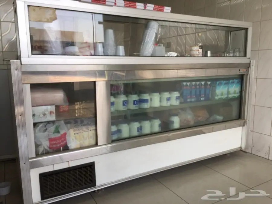 ثلاجة عرض استانلس تصلح للبوفيهات والمطاعم (image 3)