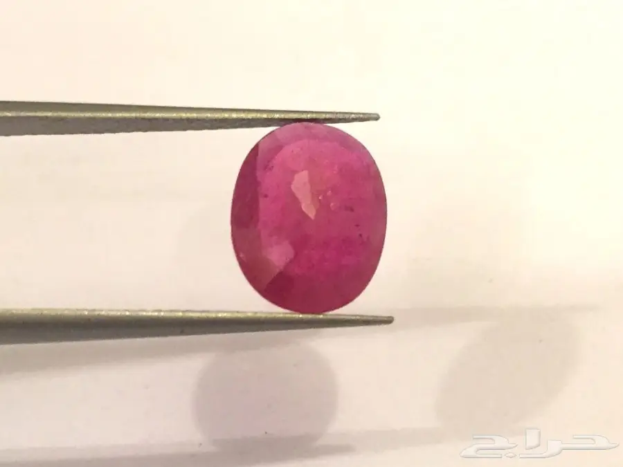 حجر زفير وردي بشهادة سوليتير (image 2)