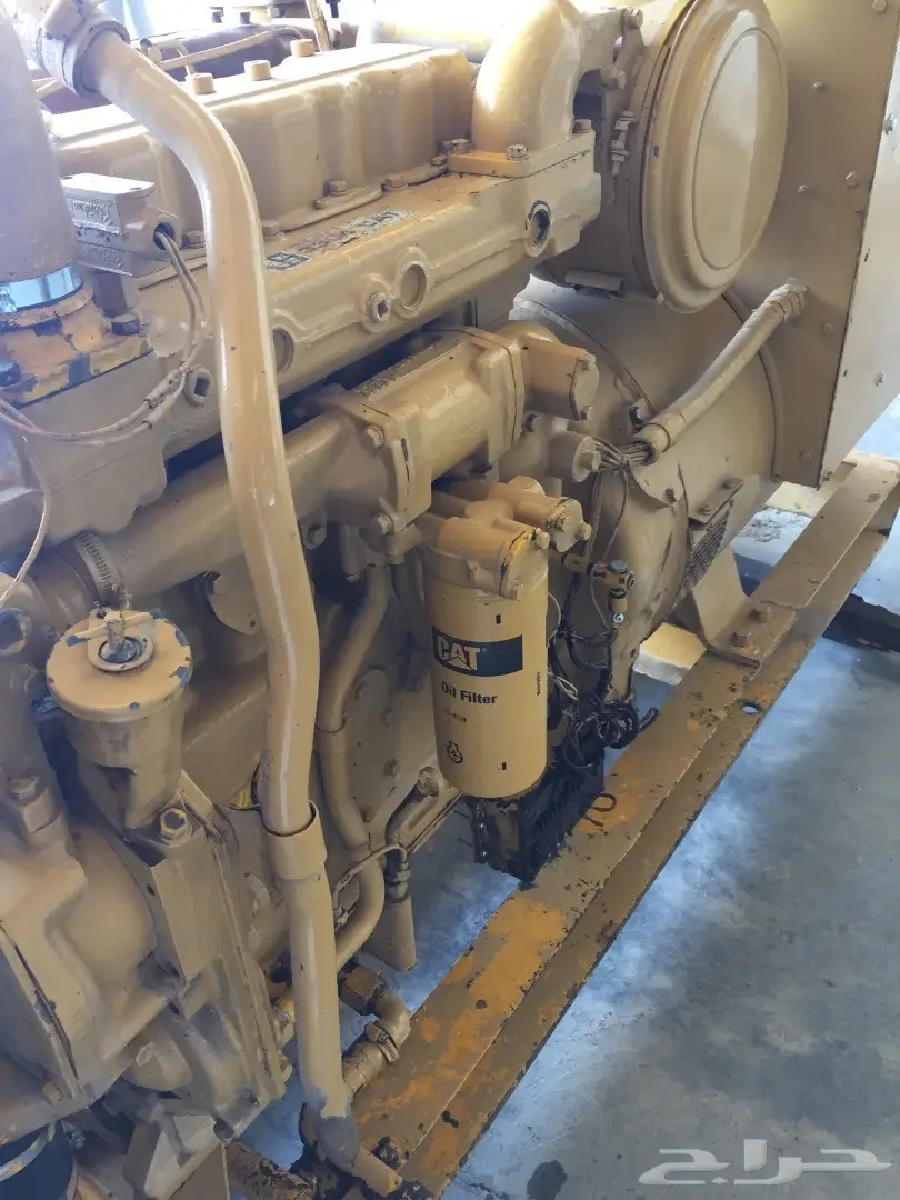 للبيع مكينة كهرب مولد نوع كتربلر نظيفه جدا (image 7)