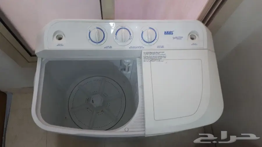 غساله هاس 6 كيلو حوضين شبه جديدة (image 1)