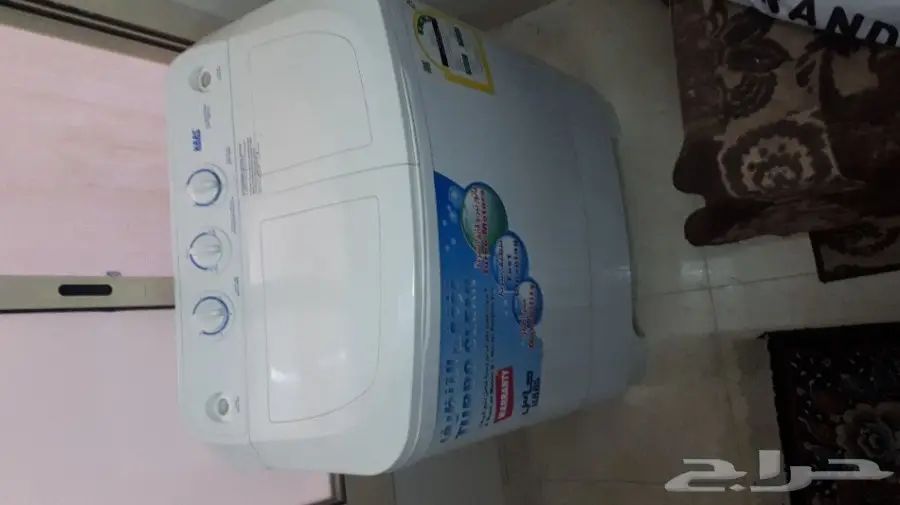 غساله هاس 6 كيلو حوضين شبه جديدة (image 2)