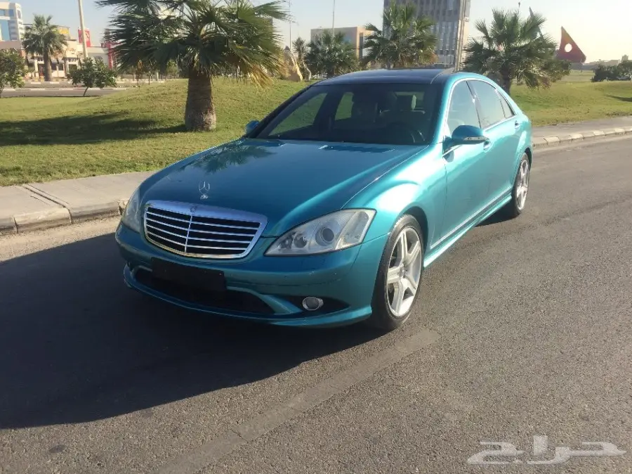 مرسيدس S350  لون مميز استخدام قليل  (image 5)