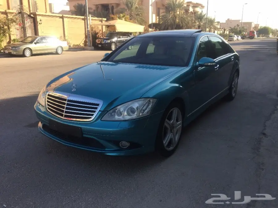 مرسيدس S350  لون مميز استخدام قليل  (image 7)