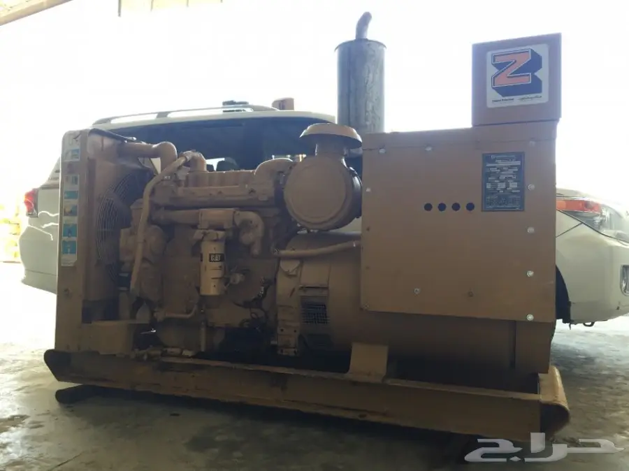 للبيع مكينة كهرب مولد نوع كتربلر نظيفه جدا (image 11)