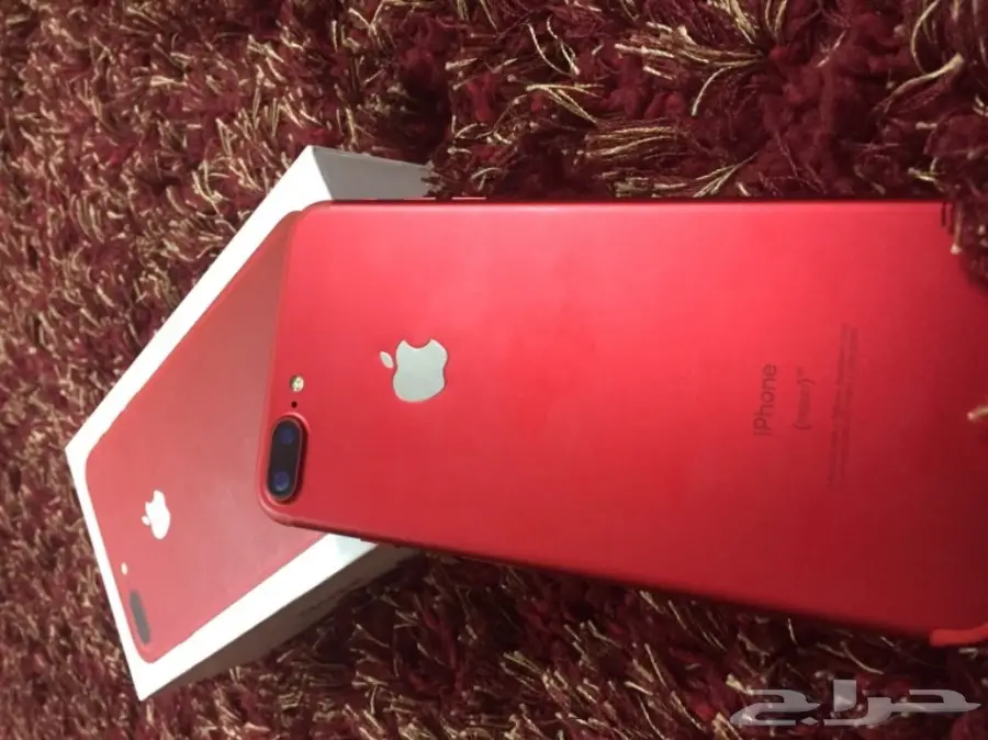iPhone 7 Plus 128GB - أحمر كالجديد - فرصة لا تعوض! (image 1)