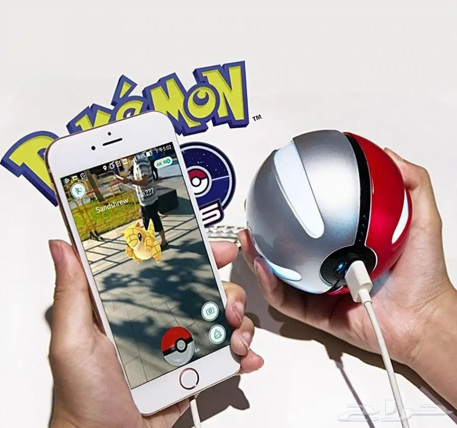 شاحن بوربنك بسعة10الف كرة البوكيمون معLED