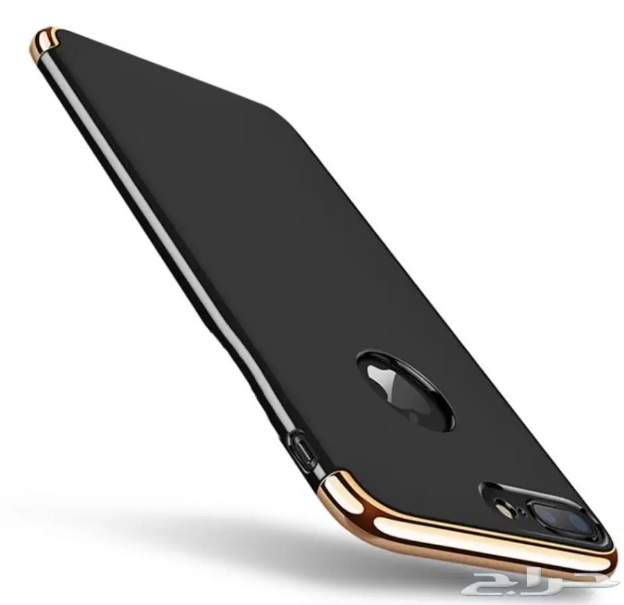 كن الانيق وميز جوالك الايفون بجراب اسود وذهبي (image 3)