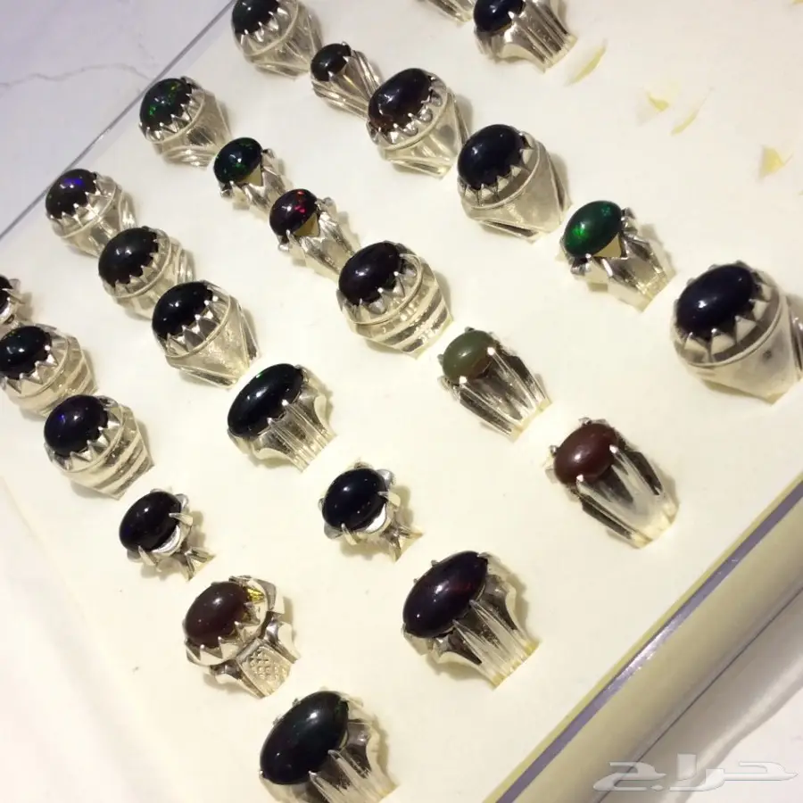 خواتم جديدة بجميع انواع الاحجار الكريمة (image 10)