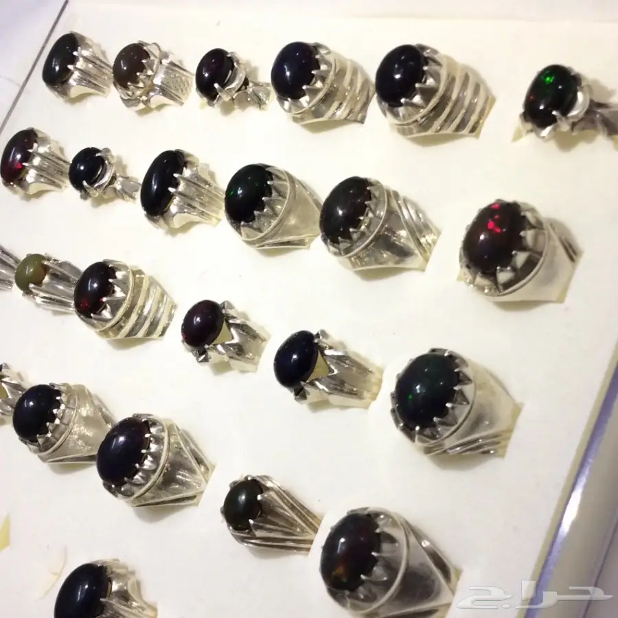 خواتم جديدة بجميع انواع الاحجار الكريمة (image 13)