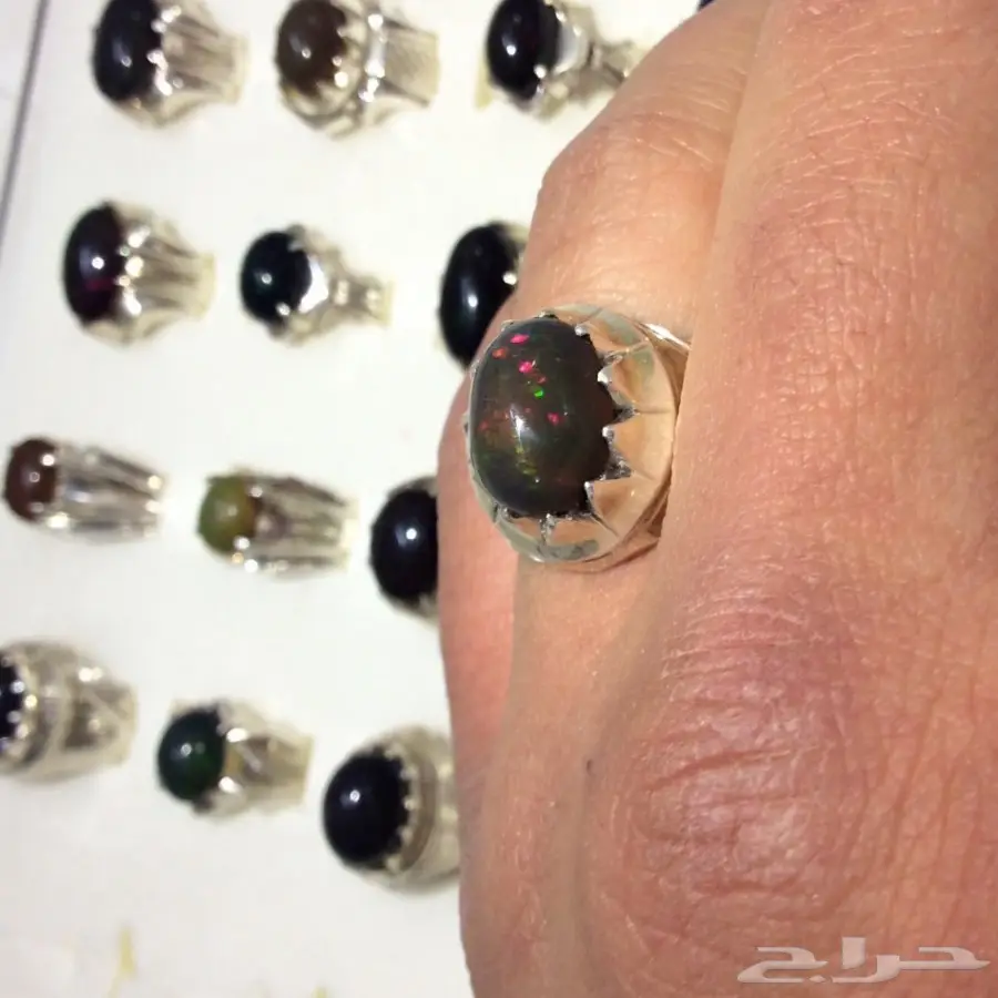 خواتم جديدة بجميع انواع الاحجار الكريمة (image 15)