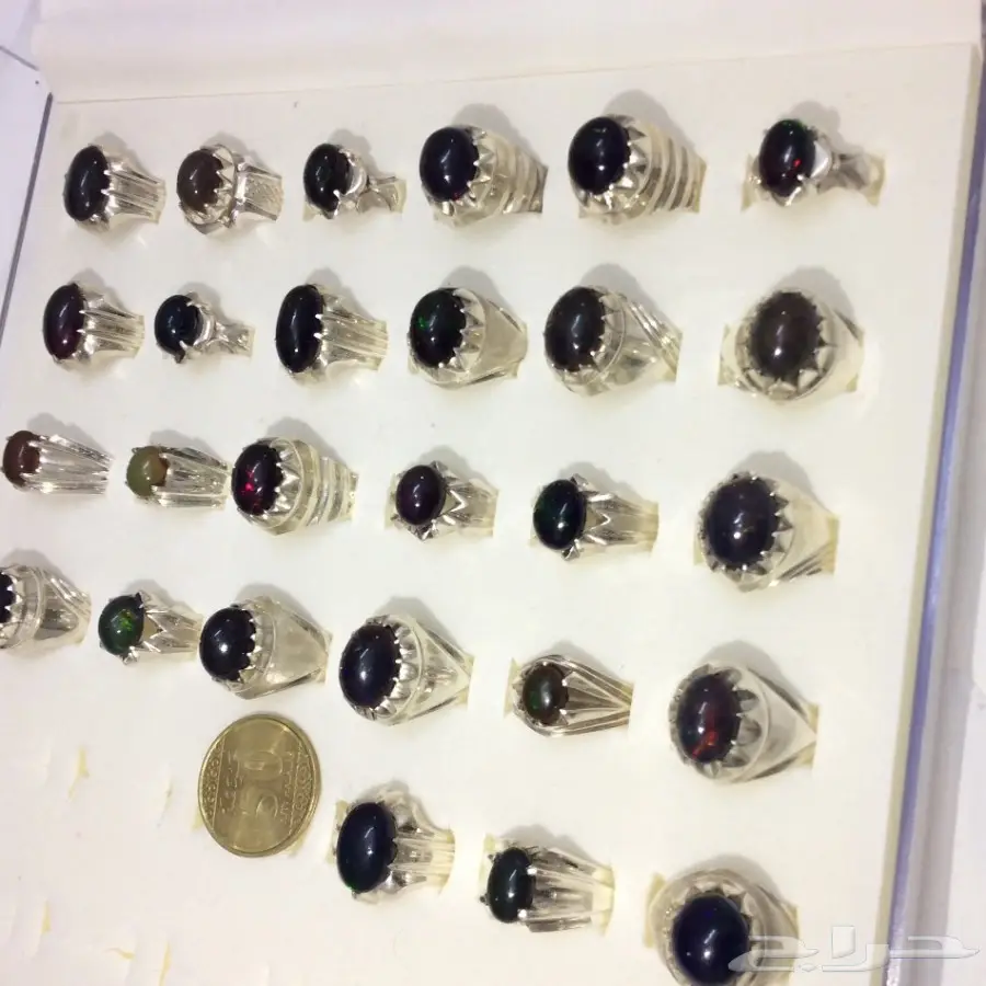 خواتم جديدة بجميع انواع الاحجار الكريمة (image 19)