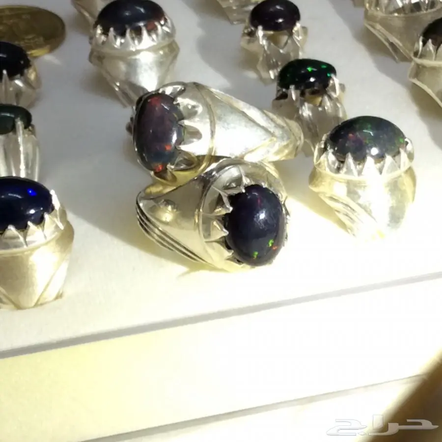 خواتم جديدة بجميع انواع الاحجار الكريمة (image 23)