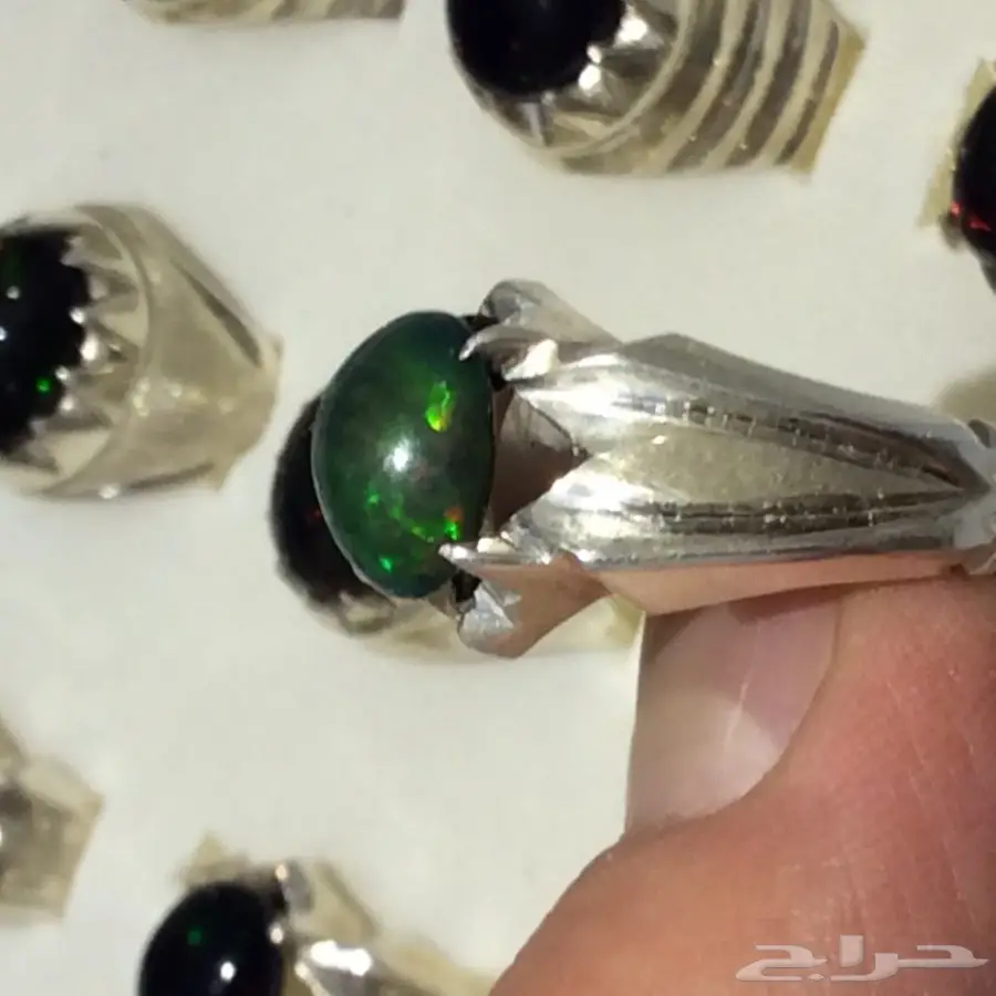 خواتم جديدة بجميع انواع الاحجار الكريمة (image 24)