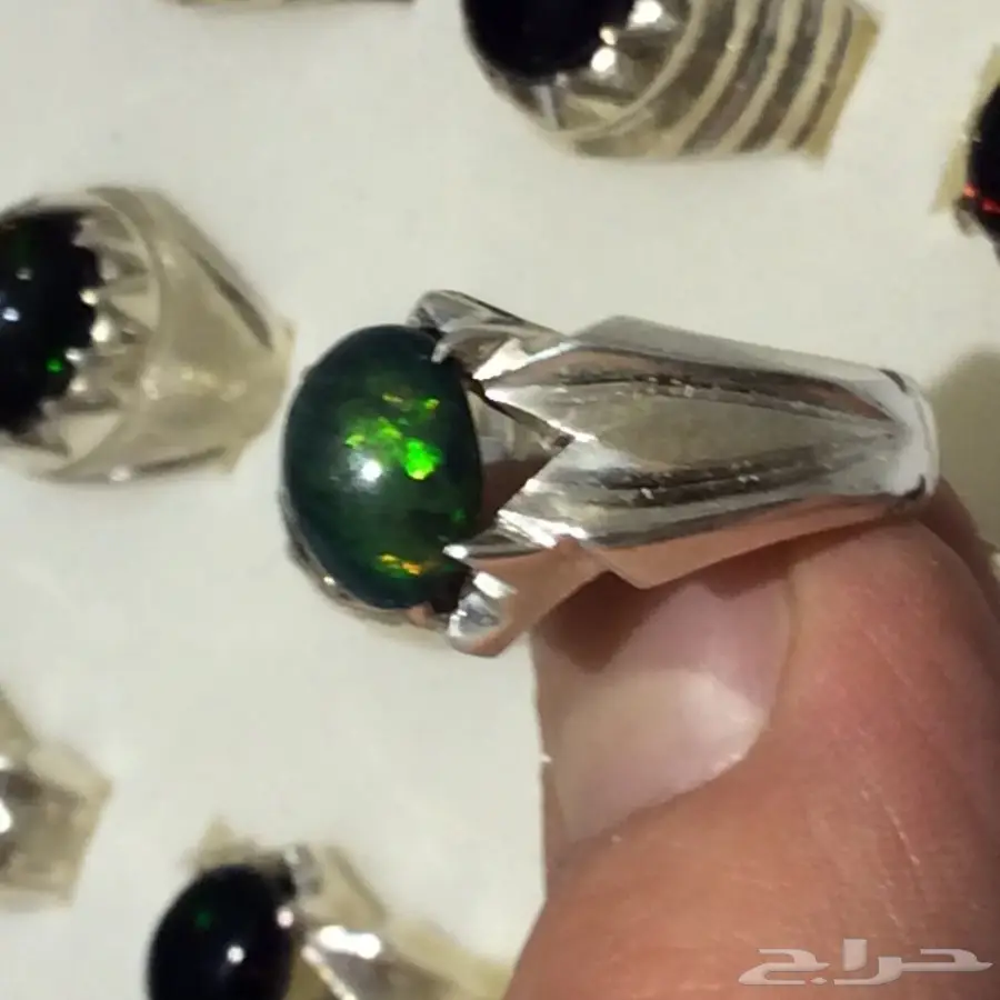 خواتم جديدة بجميع انواع الاحجار الكريمة (image 25)
