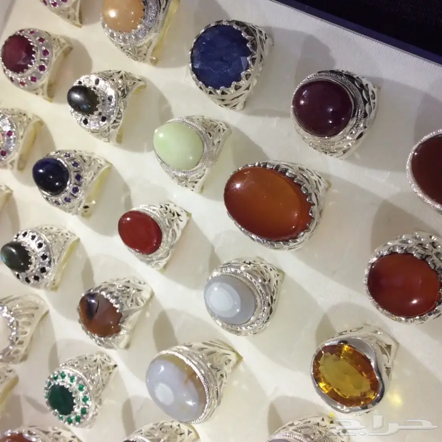 خواتم جديدة بجميع انواع الاحجار الكريمة (image 27)