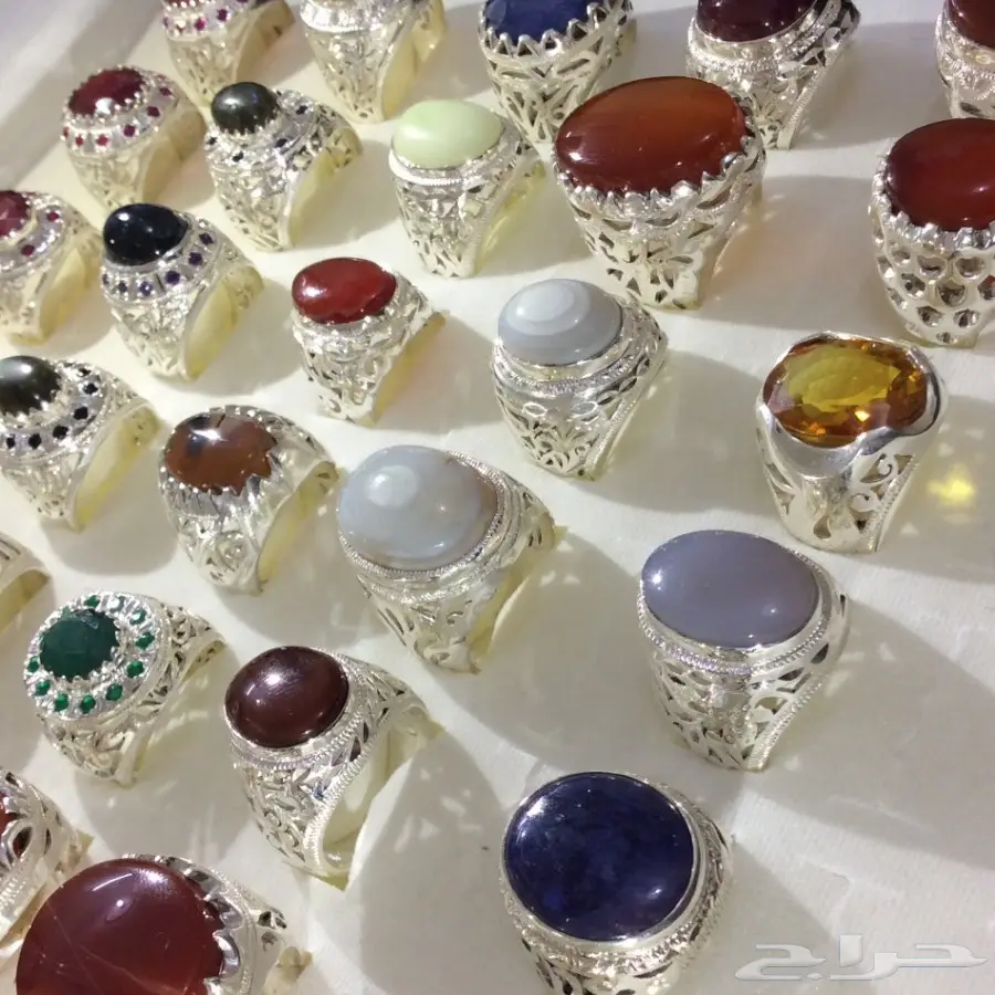 خواتم جديدة بجميع انواع الاحجار الكريمة (image 28)