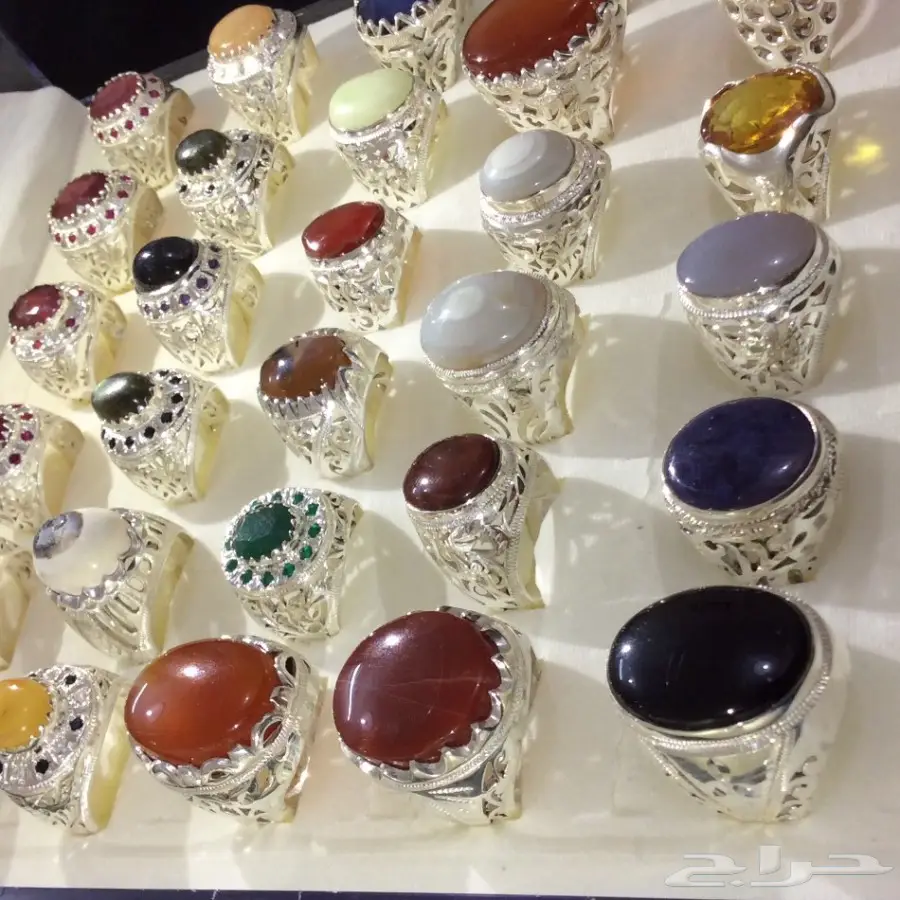 خواتم جديدة بجميع انواع الاحجار الكريمة (image 29)