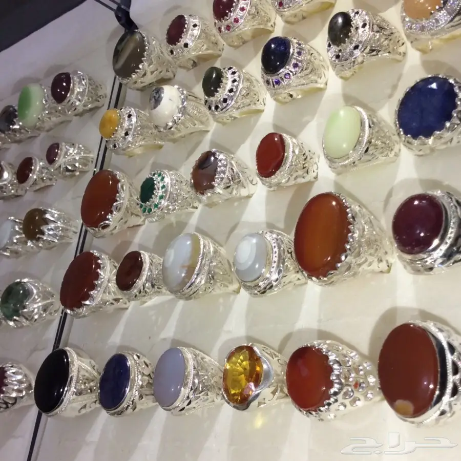 خواتم جديدة بجميع انواع الاحجار الكريمة (image 30)