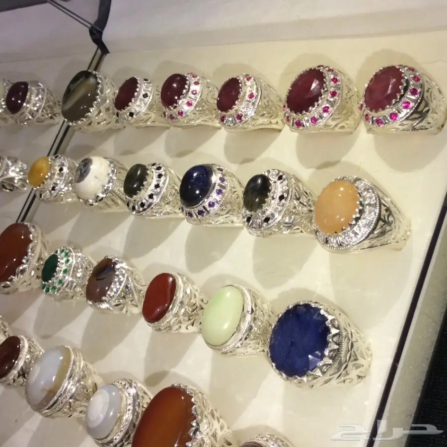 خواتم جديدة بجميع انواع الاحجار الكريمة (image 31)