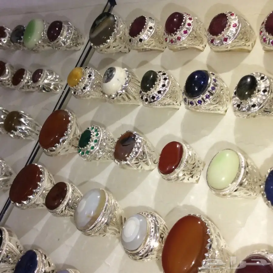 خواتم جديدة بجميع انواع الاحجار الكريمة (image 32)