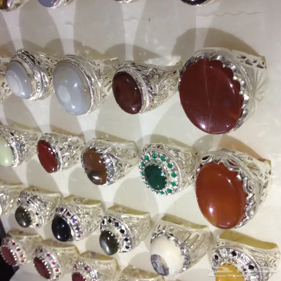 خواتم جديدة بجميع انواع الاحجار الكريمة (image 35)