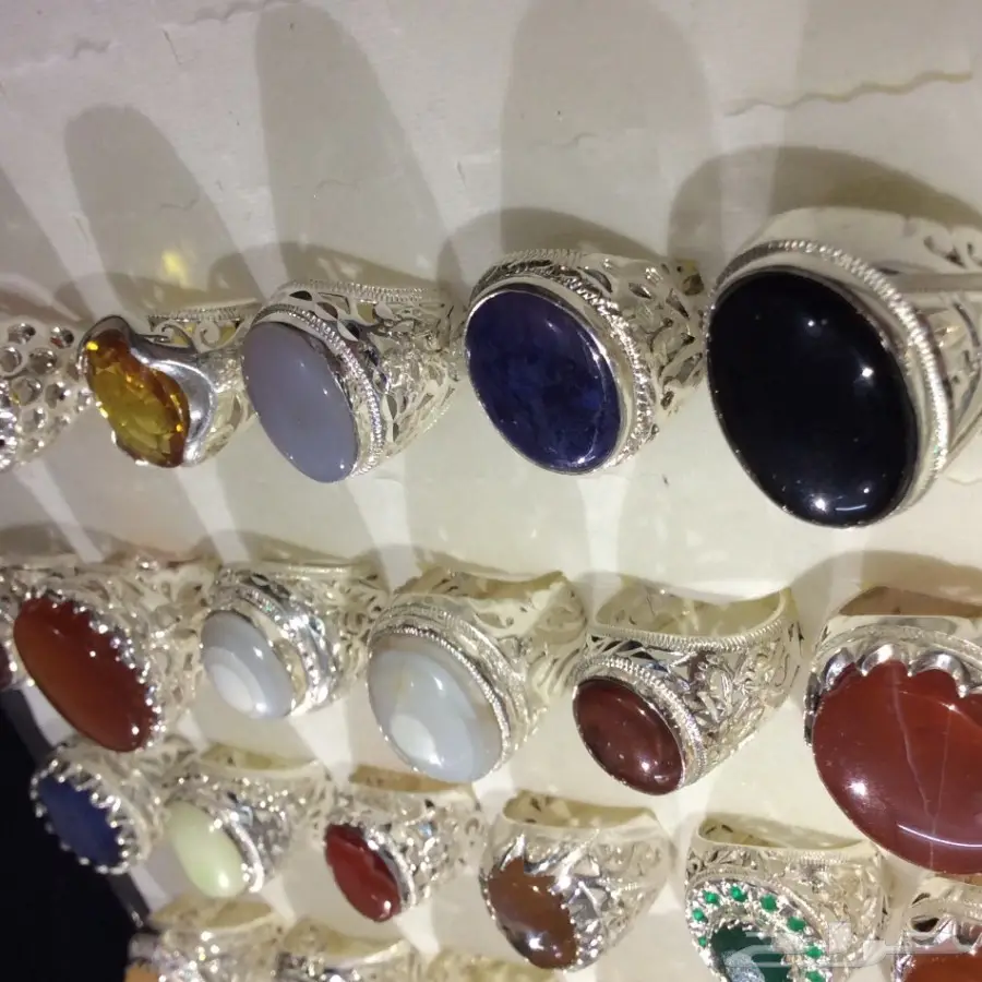 خواتم جديدة بجميع انواع الاحجار الكريمة (image 36)