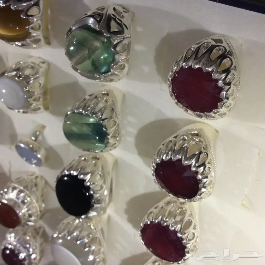 خواتم جديدة بجميع انواع الاحجار الكريمة (image 38)