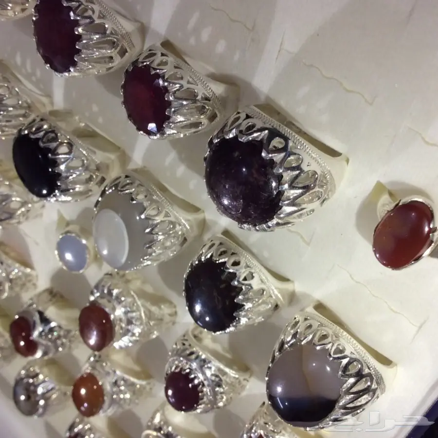 خواتم جديدة بجميع انواع الاحجار الكريمة (image 41)