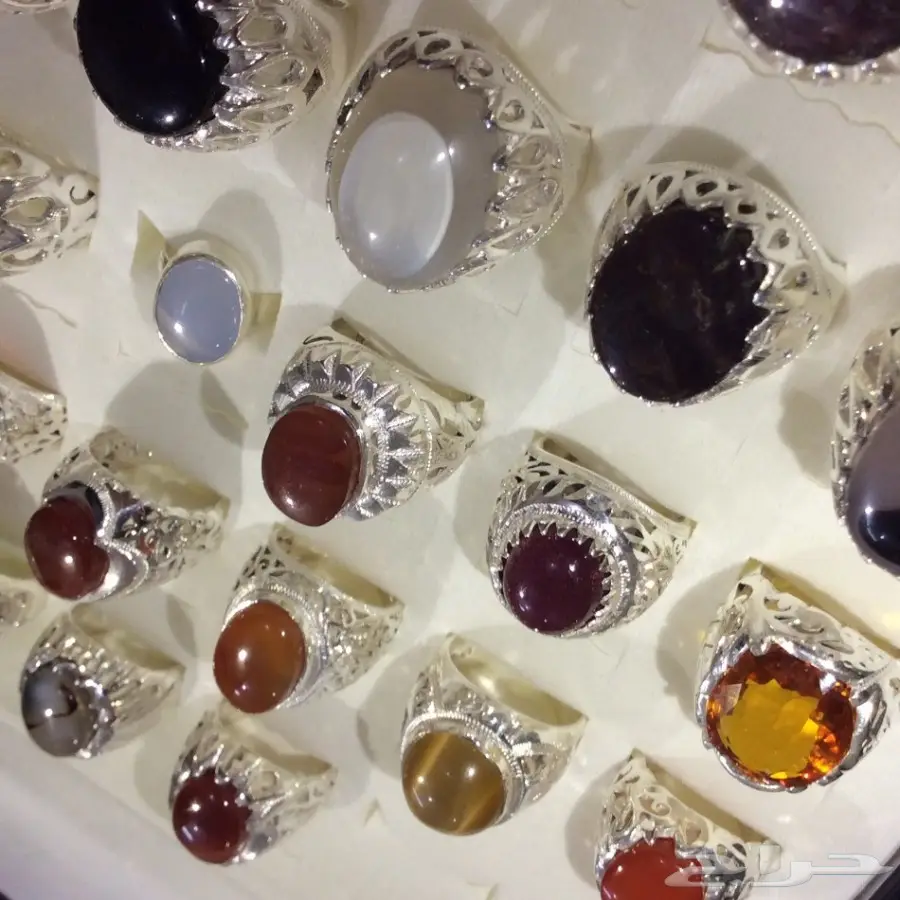 خواتم جديدة بجميع انواع الاحجار الكريمة (image 42)