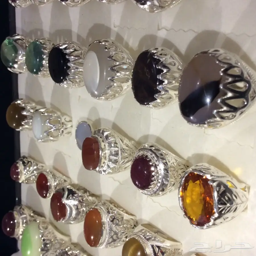 خواتم جديدة بجميع انواع الاحجار الكريمة (image 43)