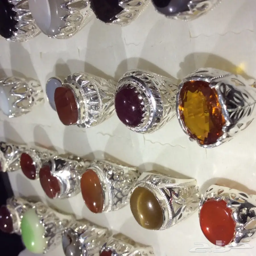 خواتم جديدة بجميع انواع الاحجار الكريمة (image 44)