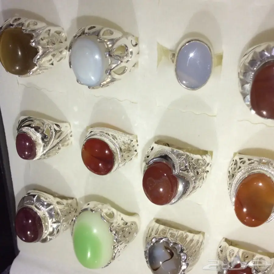 خواتم جديدة بجميع انواع الاحجار الكريمة (image 45)