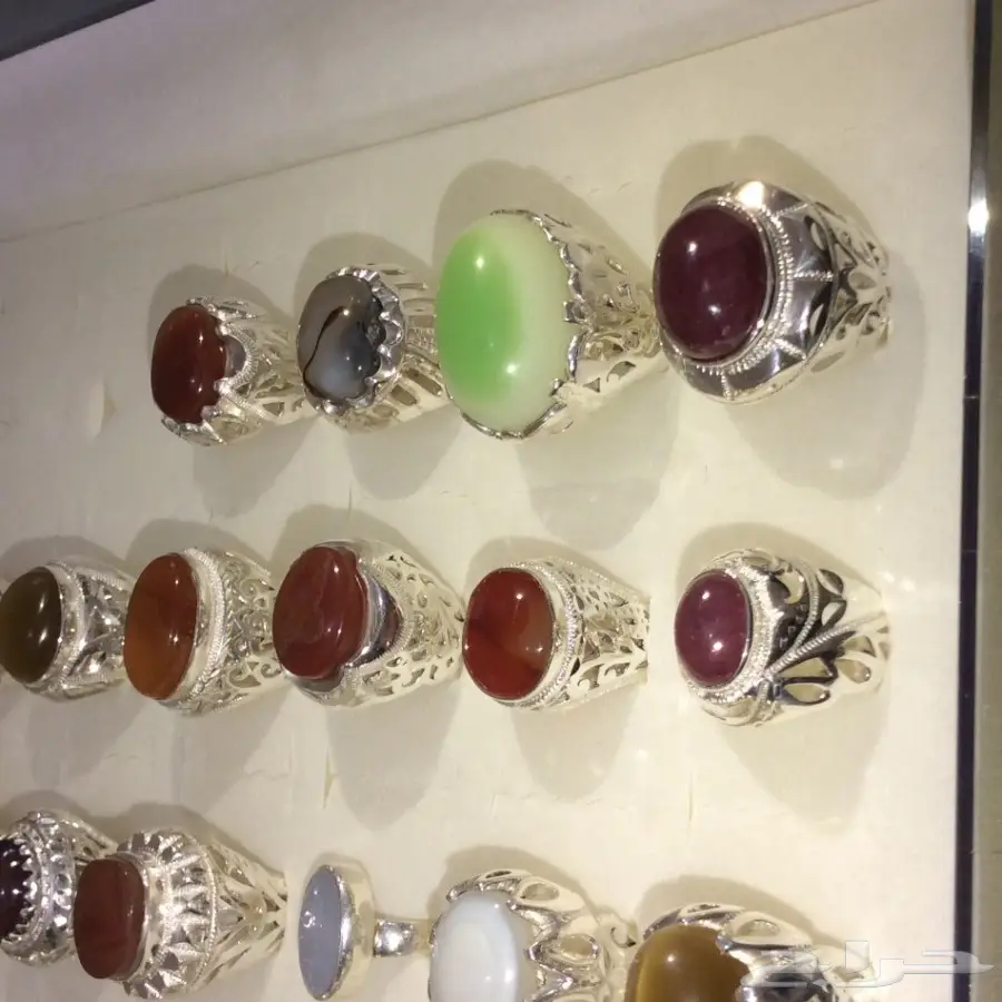 خواتم جديدة بجميع انواع الاحجار الكريمة (image 46)