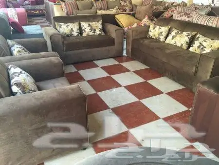 اطقم كنب جديده من 1500 لدى مفروشات السلطانه (image 13)