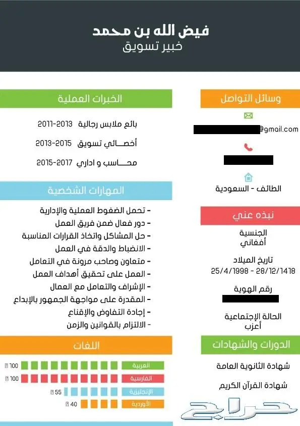 تصميم سيرة ذاتيه.. مينيو .. كرت شخصي .. دعوات (image 2)