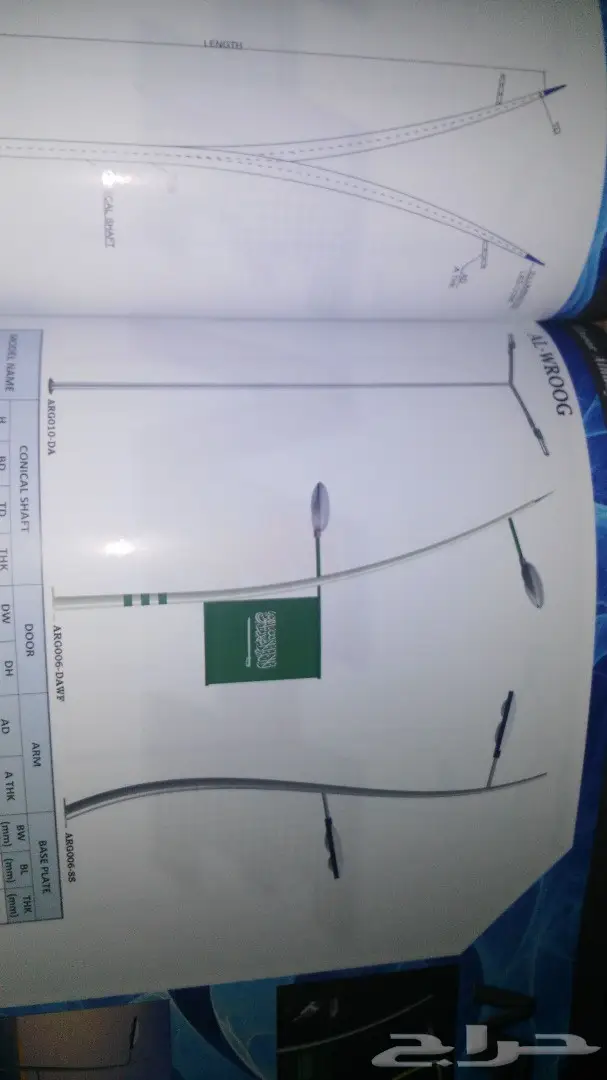 اعمدة انارة وكشافات حدائق وشوارع (image 1)