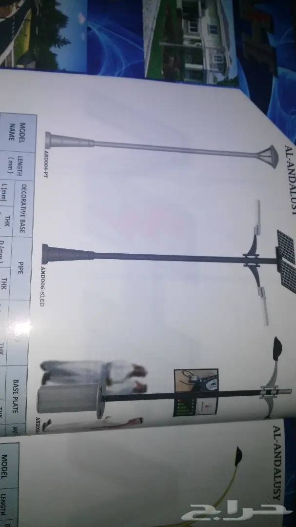 اعمدة انارة وكشافات حدائق وشوارع (image 5)