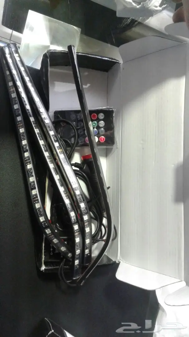 اضاءات داخلية للسيارات led و aux بلوتوث (image 9)