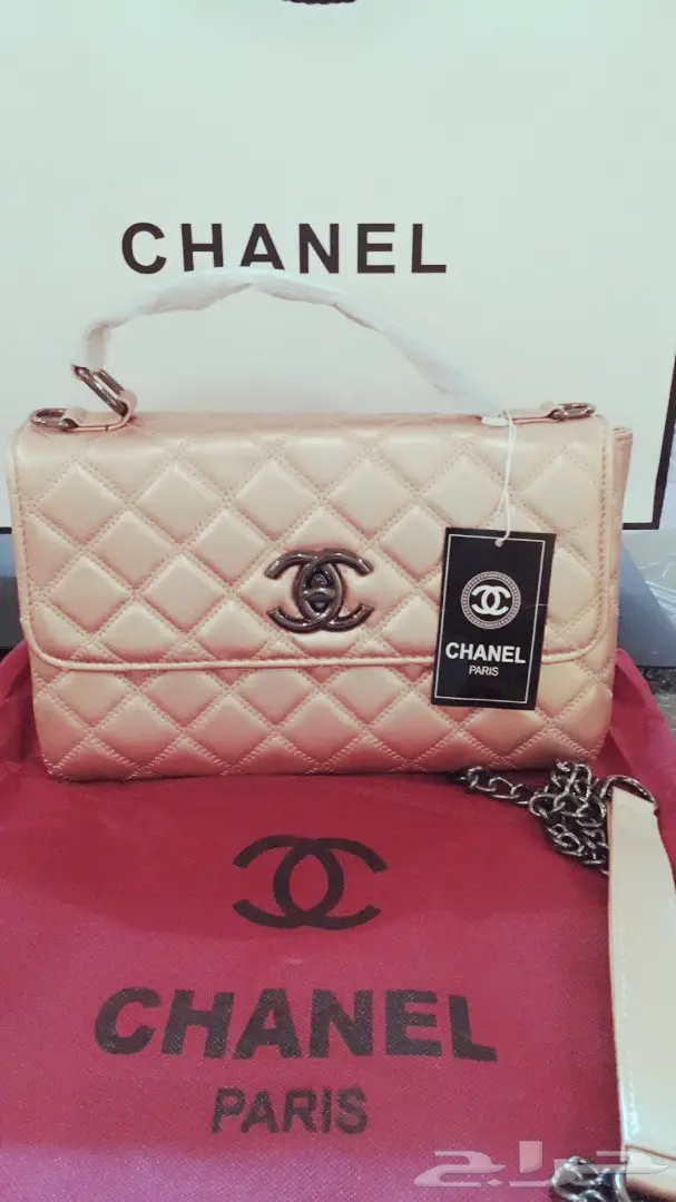 شنط شانيل درجة اولى طبق الاصلي.  (image 20)