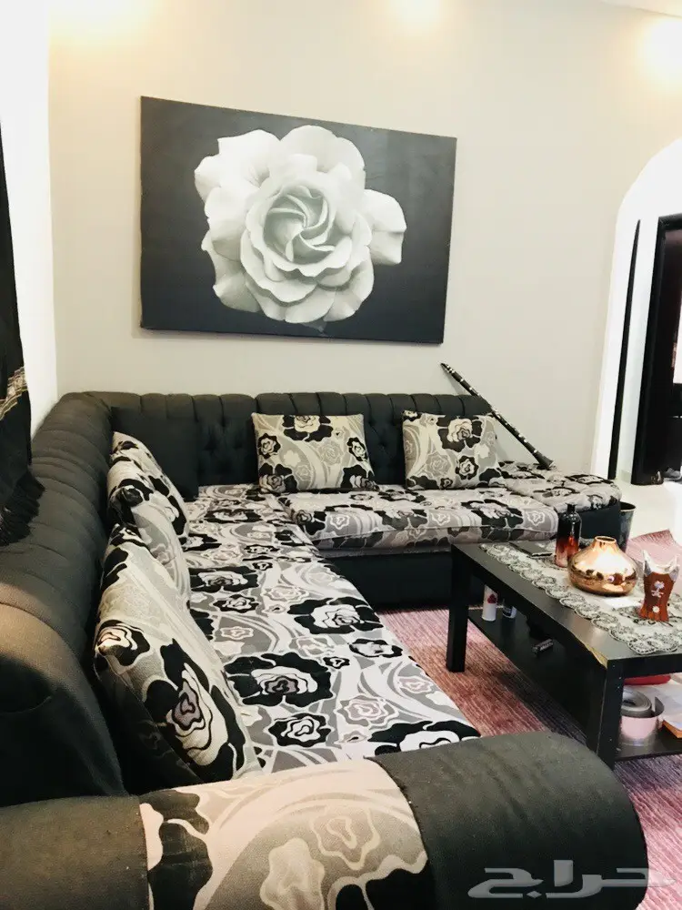 غرفة قعدة فاخرة (ركنة) - فرصة لا تُفوّت!