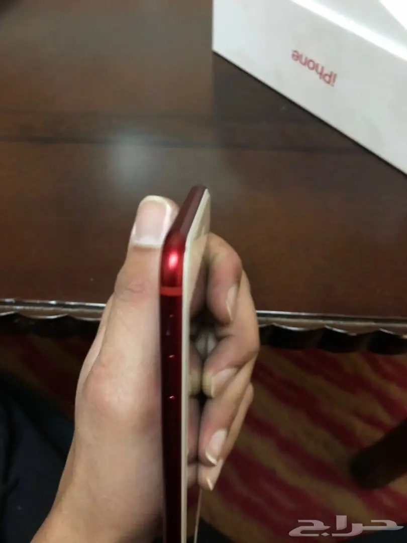 ايفون s7 plus احمر للبيع نظيف (image 1)
